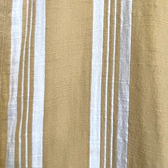 Eileen Fisher I Stripe Cotton Open Front Sweater - Picture 4 of 9